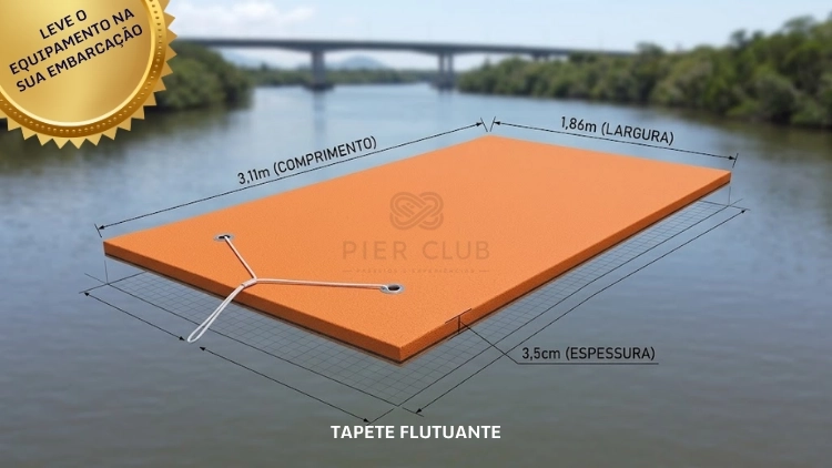 Tapete Flutuante (Di&aacute;ria)
